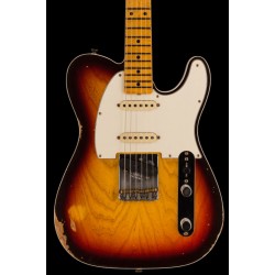 Fender Custom Shop Custom Built LTD 2023 Hotshot Tele - relic, chocolate 3-color sunburst