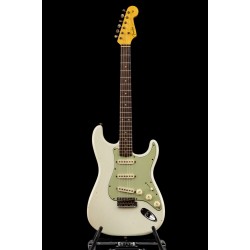 Fender custom shop 1960 Stratocaster custom-built ltd journeyman relic aged olympic white