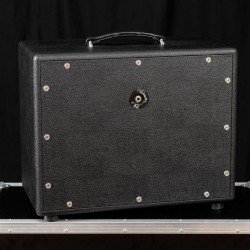 Suhr 1x12 speaker cabinet, black tolex, gold grill, veteran 30
