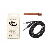 KNA Pickups classic guitar piezo pickup system, with 1/8" to 1/4" calbe