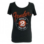 Fender ladies shirt built 2 inspire black  S