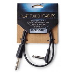 RockBoard Flat Patch Cable Black 40cm / 15,75"