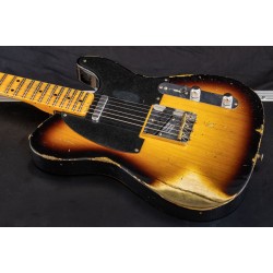 Fender Custom Shop CS 52 Telecaster, Heavy 2-Color Sunburst 2TS MN