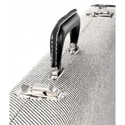 Fender Strat / Tele case Deluxe black tweed