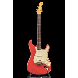 Fender Custom Shop CC Stratocaster 64 Journeyman Relic, Faded Aged Fiesta Red