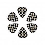 Fender Plectrums Checkers 12pack Medium Celluloid