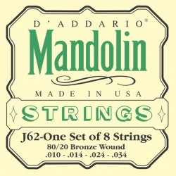 D'Addario EJ62 mandoline snaren