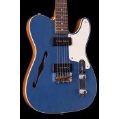 Fender Custom Shop LTD P90 Telecaster Journeyman Relic, Aged Natural, Bound Aged Lake Placid Blue Top