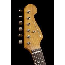 Kauffmann Guitars 63S HSS Burgundy Mist Heavy Relic