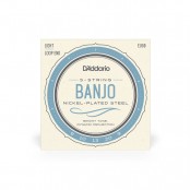 D'Addario 5-string Banjo nickel-plated steel light loop end