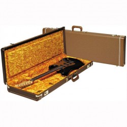 Fender Strat / Tele case Deluxe brown