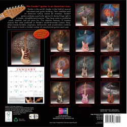 Fender Custom Shop calendar 2024