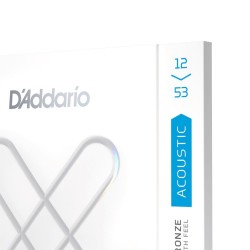 D'Addario 12-53 Acoustic XS Phospor Bronze Coated Light 3 pack