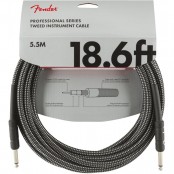 Fender Pro 18.6' Instrument Cable Grey Tweed