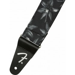 Fender Strap 2" Hawaiian Black Floral