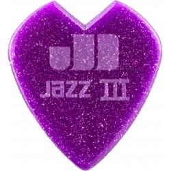 Dunlop Kirk Hammet Jazz III - Kirk H. Purple Sparkle Jazz zakje v. 6