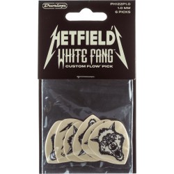 Dunlop Hetfield White Fang plectrums 6Pack 1.00 Custom Flow Picks