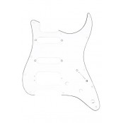 Fender Pickguard, Stratocaster H/S/S, 11-Hole Mount (3-Screw Mount HB), White, 3-Ply