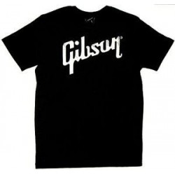 Gibson Distressed L Gibson Logo T (Black), Large
