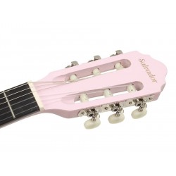 Salvador Kids Series classic guitar 3/4 scale pink finish