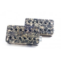 Bare Knuckle Juggernaut 6 Wide Spacing Set Camo Covered Nickel bolts
