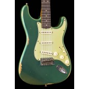 Fender Custom Shop limited edition '63 Stratocaster Relic, Aged Sherwood Green Metallic