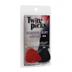 Twinpick duo pack, 2x dubbel plectrum, electric soft