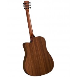 Bristol gitaar folk BD15CE Dreadnought Mahogany