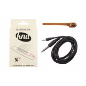 KNA Pickups acoustic guitar piezo pickup system, with 1/8" to 1/4" calbe