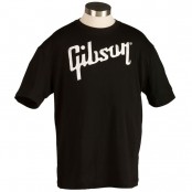 Gibson Distressed T Gibson Logo T (Black), Small