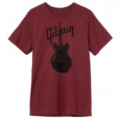 Gibson Gear ES-335 Tee Heather Cardinal M