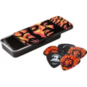 Dunlop Jimi Hendrix Voodoo Fire Heavy Pick Tin 6-Pack