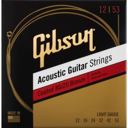 Gibson Coated 80/20 Bronze Light Gauge