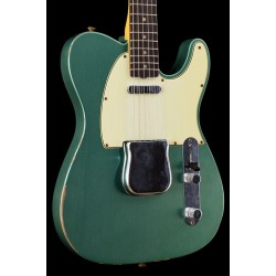 Fender Custom Shop CS 61 Telecaster, Relic Aged Sherwood Green Metallic RW