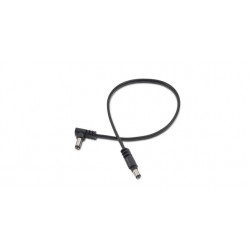 Rockboard Power Supply Cable Black 15cm angled/straight