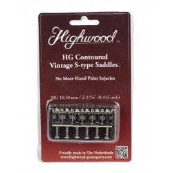 Highwood contoured vintage S-style bridge saddles