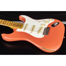 Fender Custom Shop CS 1956 Stratocaster, Relic Faded Aged Tahitian Coral MN