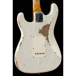 Fender Custom Shop 63 Strat RW Heavy Relic Olympic White