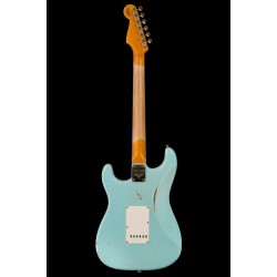 Fender Custom Shop Limited Edition '62 "Bone-Tone" Strat Relic, Faded Aged Daphne Blue preorder