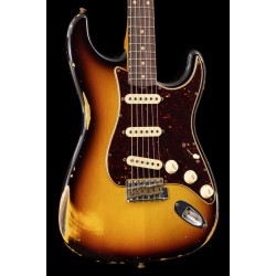 Fender Custom Shop CS 61 Stratocaster, Heavy Relic Faded 3-Color Sunburst 3TS #51 LTD