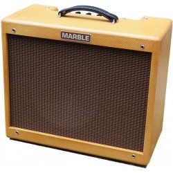 Marble Bluebird with Celestion Alnico Gold Speaker incl boostfootswitch