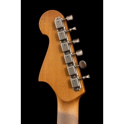 Kauffmann Guitars Cozy VB, Aged Olive Drab QSWN Roasted Maple Neck