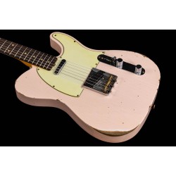 Fender Custom Shop CS 61 Telecaster, Relic Faded Shell Pink #30 LTD