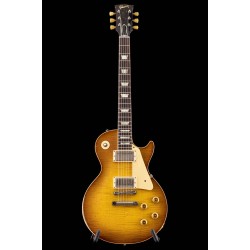 Gibson Custom 1959 Les Paul Standard Reissue Heavy Aged Golden Poppy Burst Nickel Aged