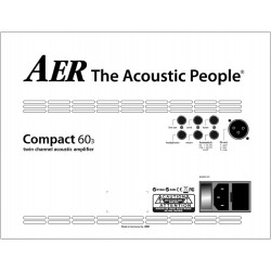 Aer Compact 60/3 60W Acoustic Combo Versterker