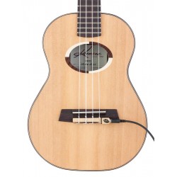 KNA Pickups ukulele piezo pickup system, with 1/8" to 1/4" calbe