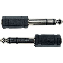 Yellow Cable Connector Jack male female stereo 2stuks