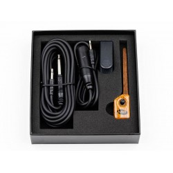 KNA Pickups acoustic guitar piezo pickup system with volume control, with 1/8" to 1/4" calbe
