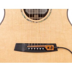 KNA Pickups acoustic guitar piezo pickup system with volume control, with 1/8" to 1/4" calbe