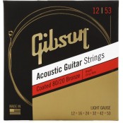 Gibson 80/20 Bronze Acoustic Guitar Strings 012/053